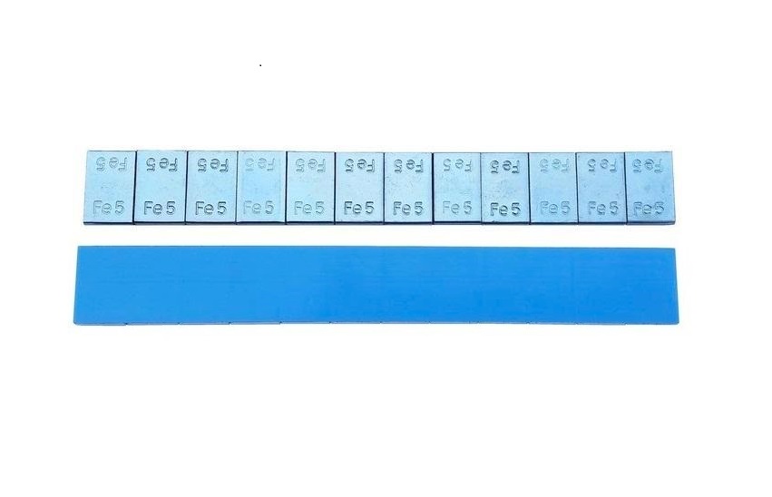 CLIPPER ГРУЗИК 0093Fe стальной на синей ленте без надписи (5гр*12шт) (набор 50шт.)